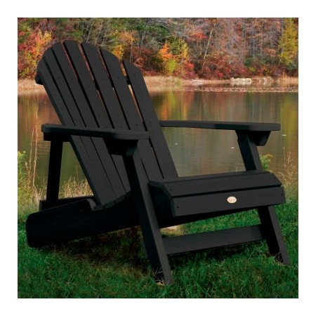 Highwood Usa highwood Hamilton Folding Adirondack Chair, Adult - Black AD-CHL1-BKE